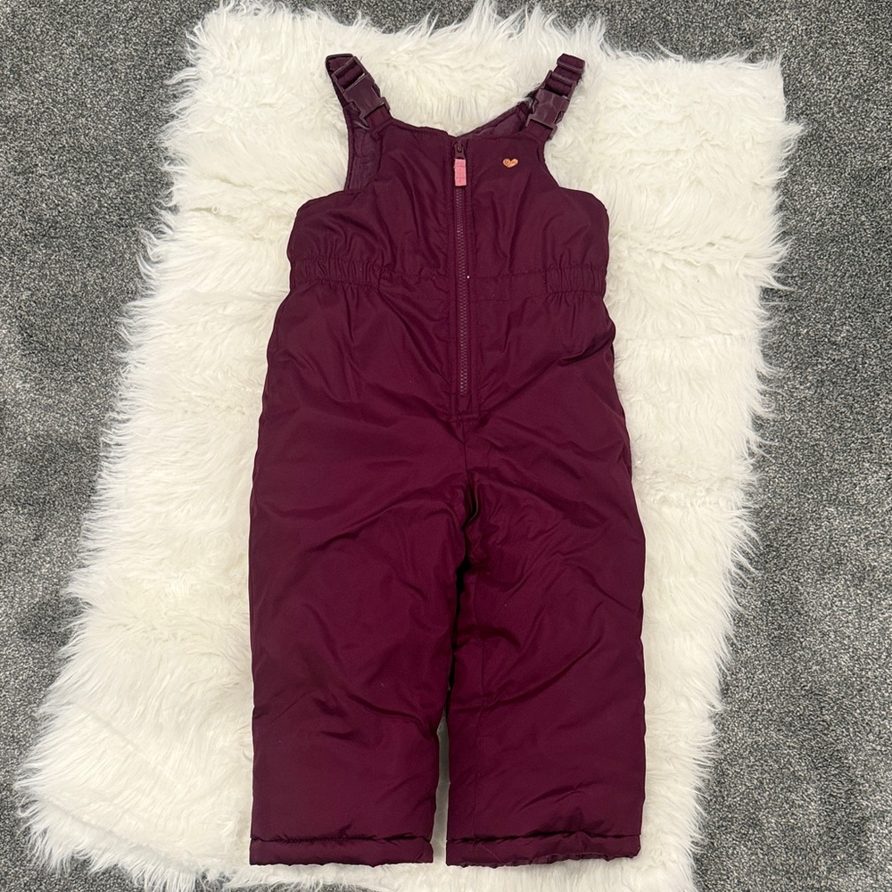 Oshkosh B'gosh Snow Pants Burgundy Snow Bib